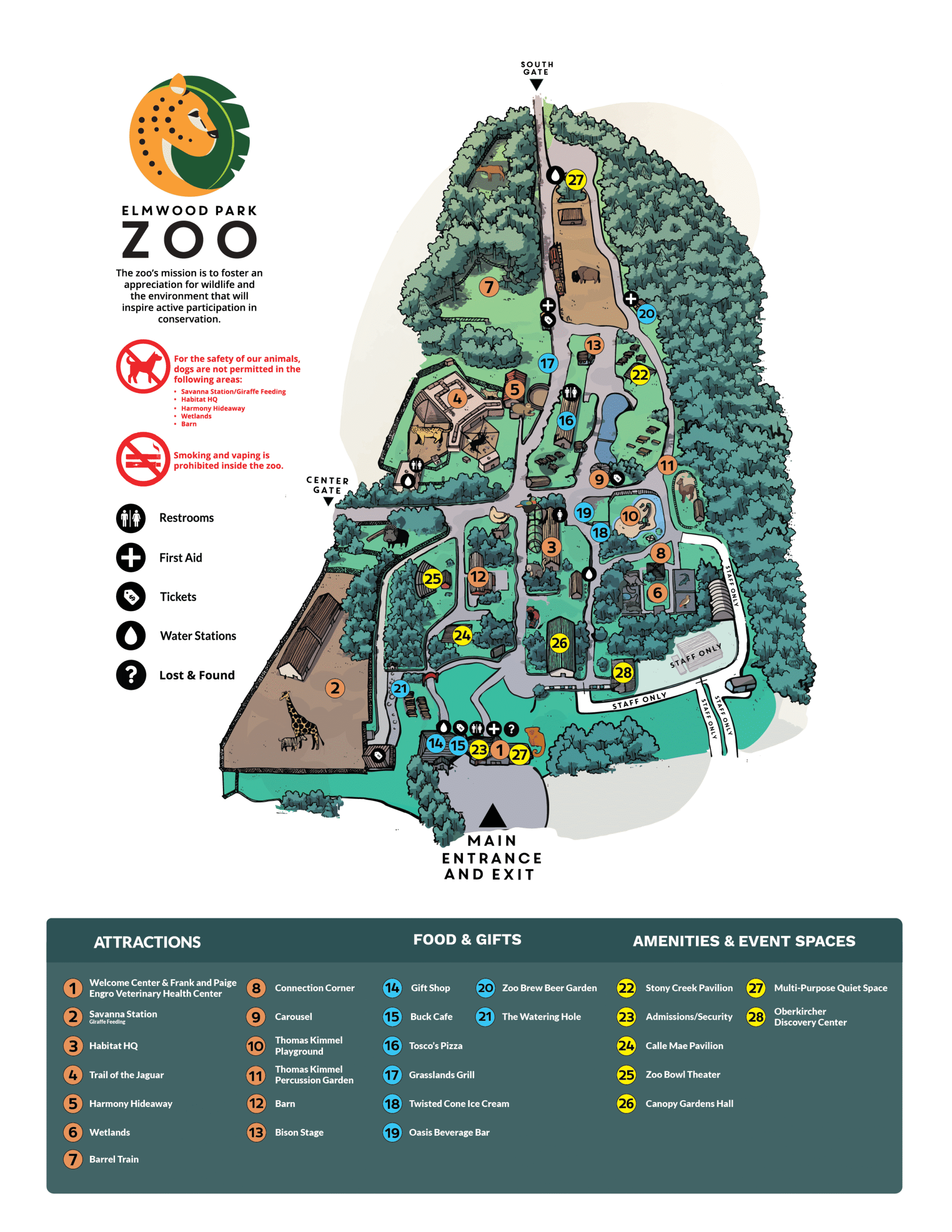 8.5x11_Zoo Map Sep 2025
