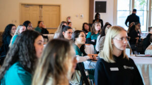 The event brought together 60 second-year veterinary technology students from Manor College, Harcum College, and Camden County Community College.